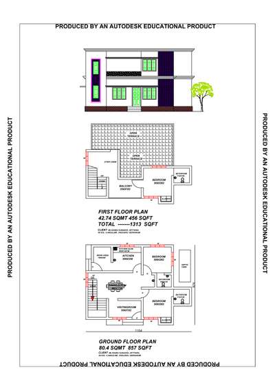 Plans Designs by Architect manoj cb, Ernakulam | Kolo