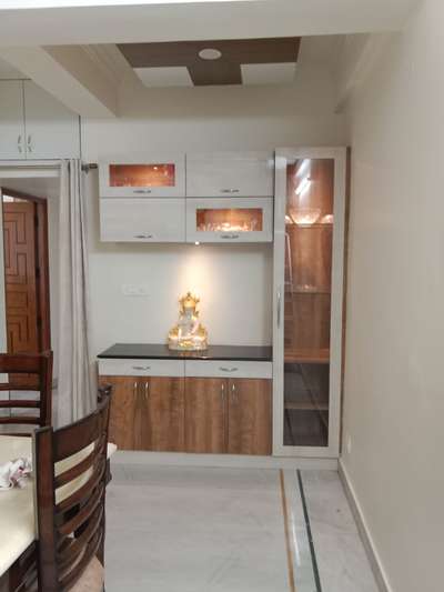 Dining, Furniture, Table, Prayer Room, Storage Designs by Contractor ajay sharma, Ghaziabad | Kolo