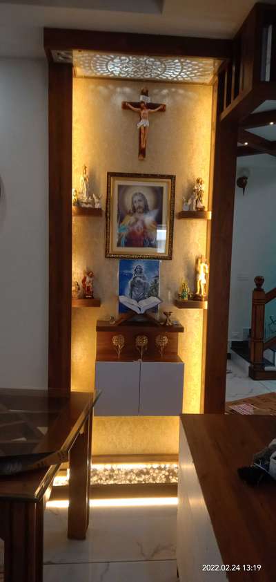 Lighting, Prayer Room, Storage Designs by Carpenter Anil  Kumar , Kollam | Kolo
