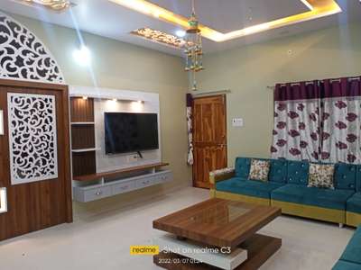 Ceiling, Furniture, Lighting, Living, Table, Storage Designs by Carpenter Vipin Malviya, Indore | Kolo