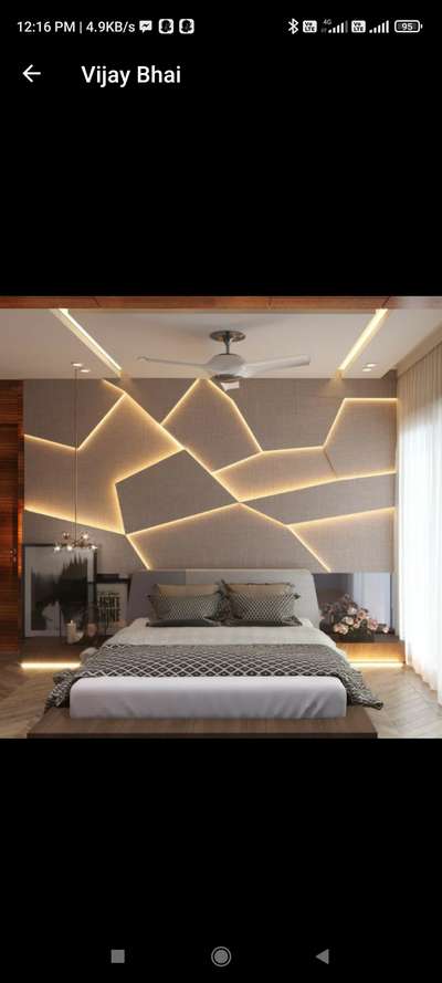 Bedroom, Furniture, Lighting, Storage Designs by Contractor Mukesh Sharma, Faridabad | Kolo