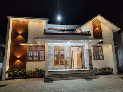 Exterior, Lighting Designs by Civil Engineer PS Builders , Thiruvananthapuram | Kolo