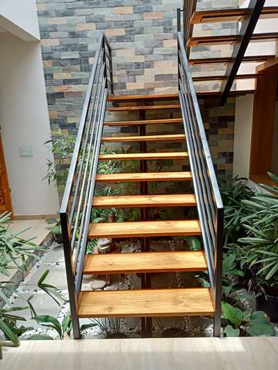 Staircase Designs by Contractor vishnu V V, Thrissur | Kolo