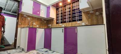 Kitchen, Lighting, Storage, Window Designs by Interior Designer Abhi Abhi S R, Thiruvananthapuram | Kolo