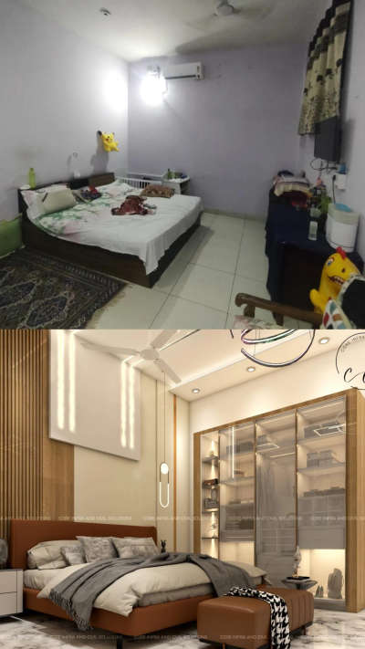 Furniture, Lighting, Storage, Bedroom Designs by Civil Engineer Shubham Kushwah, Indore | Kolo
