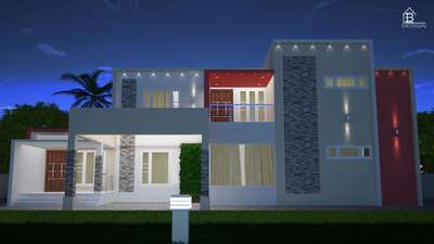 Exterior, Lighting Designs by 3D & CAD ibrahim badusha, Thrissur | Kolo