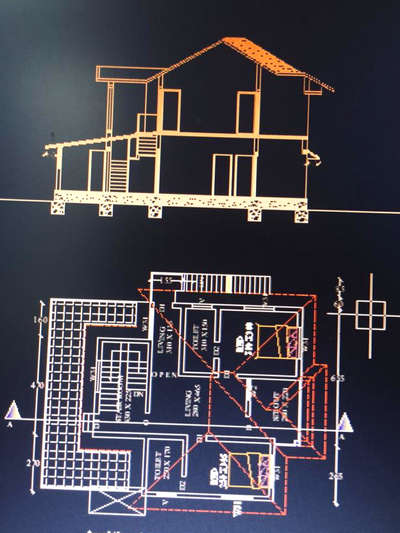 Plans Designs by Civil Engineer LiNpA Construction, Ernakulam | Kolo