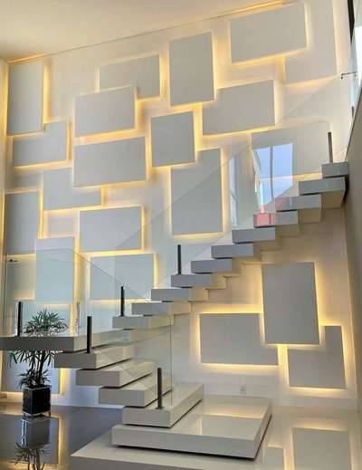 Lighting, Wall, Staircase Designs by Interior Designer Sayyed mohd SHAH, Delhi | Kolo