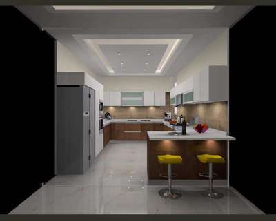 Kitchen, Lighting, Storage Designs by Contractor jitendra  sharma, Delhi | Kolo