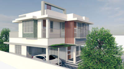 Exterior, Outdoor Designs by Civil Engineer CEESHNA SURESH, Ernakulam | Kolo