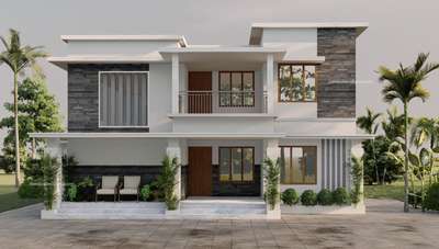 Exterior Designs by Civil Engineer Emerald Mohamed kadri, Thrissur | Kolo