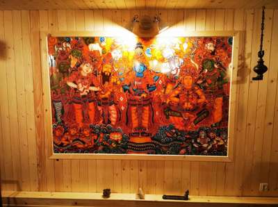 Prayer Room, Lighting Designs by Interior Designer Kerala Art Gallery  9846460111, Ernakulam | Kolo