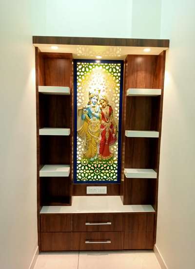 Lighting, Prayer Room, Storage Designs by Home Automation ambily ambareeksh, Alappuzha | Kolo
