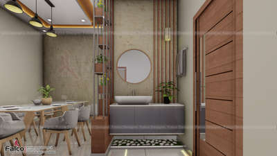 Dining, Furniture, Storage, Table, Lighting Designs by 3D & CAD Fahadh Kodumudi, Malappuram | Kolo
