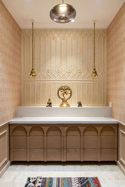 Prayer Room, Lighting, Storage Designs by Interior Designer vibhor jain, Jaipur | Kolo