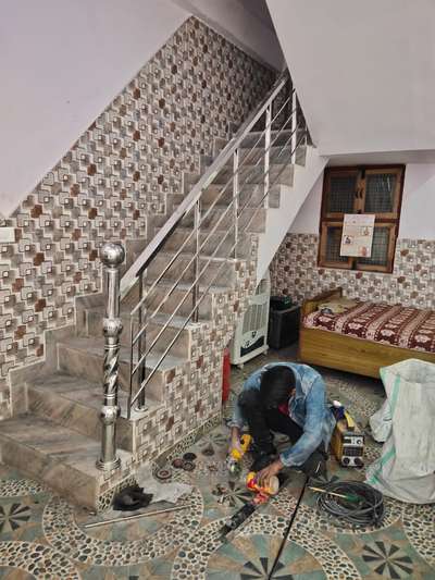 Staircase Designs by Fabrication & Welding MD AASHU, Delhi | Kolo