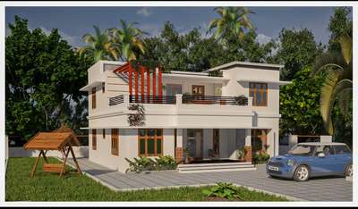 Exterior Designs by Civil Engineer sajeera  MA, Malappuram | Kolo
