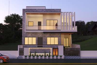 Exterior Designs by 3D & CAD Akriti Tiwari, Jaipur | Kolo