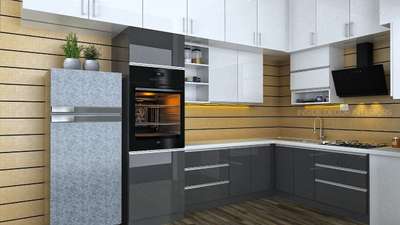 Kitchen Designs by 3D & CAD Sujeesh TV, Kannur | Kolo