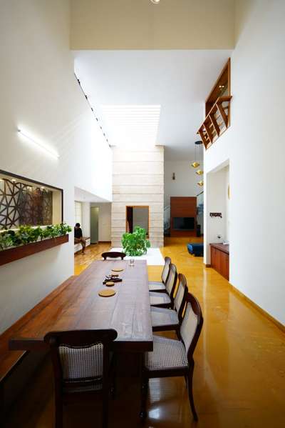 Dining, Furniture, Table, Storage, Flooring Designs by Interior Designer Mohammed Hisham, Kozhikode | Kolo