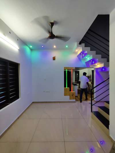 Ceiling, Lighting, Flooring, Window, Staircase Designs by Civil Engineer Er Ameer  Sainulabdeen, Alappuzha | Kolo