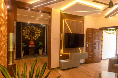 Living, Furniture, Home Decor, Prayer Room Designs by Civil Engineer Aneesh mohan m, Thiruvananthapuram | Kolo