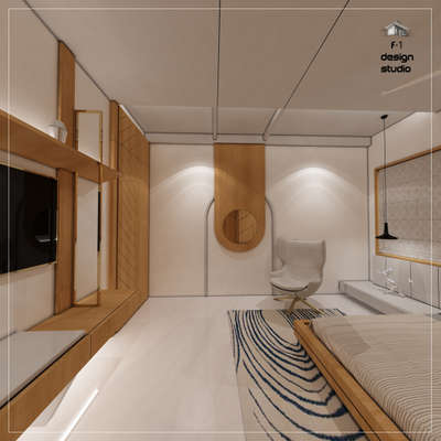 Ceiling, Furniture, Lighting, Storage, Bedroom Designs by Interior Designer Id Yogi Jangid, Jaipur | Kolo