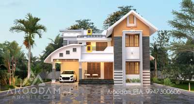 Exterior Designs by Civil Engineer shyn s  ðŸ“² 9947300606, Pathanamthitta | Kolo
