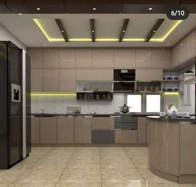 Kitchen, Lighting, Storage Designs by Interior Designer sreekanth s, Kollam | Kolo