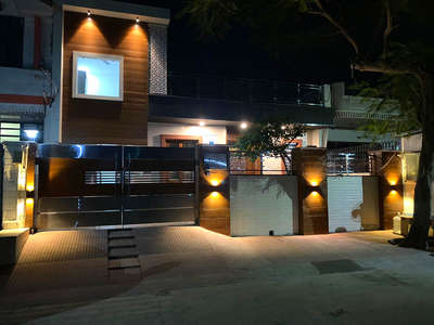 Exterior, Lighting Designs by Architect Tejender Adhana, Faridabad | Kolo