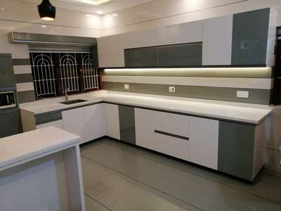 Kitchen, Lighting, Storage Designs by Building Supplies Abdul Salam K Tarifa, Kannur | Kolo