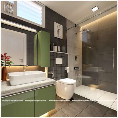 Bathroom Designs by 3D & CAD ANTONY RAPHAEL, Ernakulam | Kolo