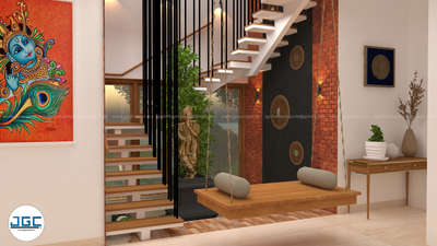 Staircase Designs by Civil Engineer JGC The Complete   Building Solution, Kottayam | Kolo