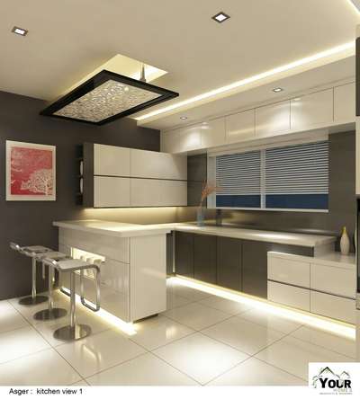 Ceiling, Lighting, Kitchen, Storage Designs by Interior Designer RAS interior , Palakkad | Kolo