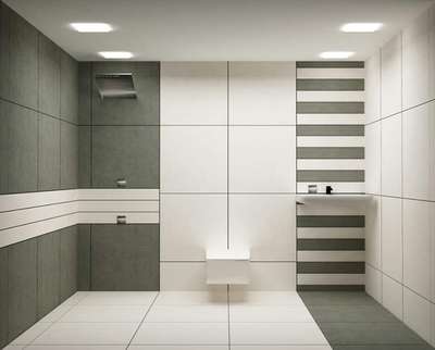 Bathroom, Wall Designs by Interior Designer haris v p haris payyanur, Kannur | Kolo
