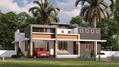 Exterior Designs by Civil Engineer Vishnu Vijayan, Idukki | Kolo