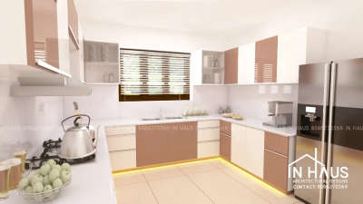 Kitchen, Lighting, Storage Designs by Architect IN HAUS Architecture , Thrissur | Kolo