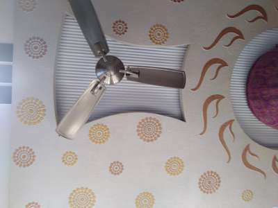 Ceiling Designs by Painting Works Baiju Vazhappillil, Idukki | Kolo