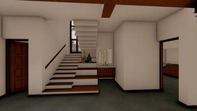 Staircase Designs by Architect Muhammed Sayyaf AC, Kozhikode | Kolo