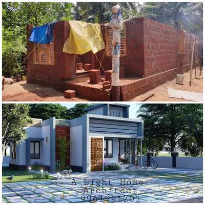 Exterior Designs by 3D & CAD A Light Home Architect, Kozhikode | Kolo