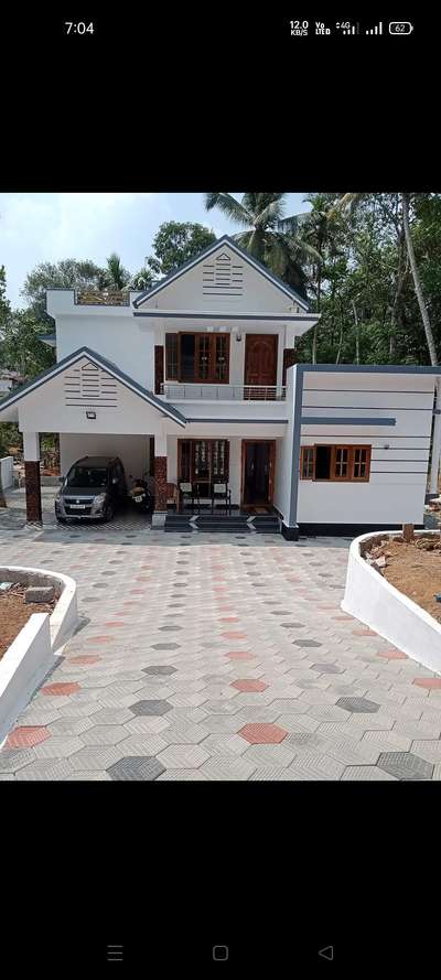 Flooring, Exterior Designs by Contractor rajeev Mohan, Pathanamthitta | Kolo
