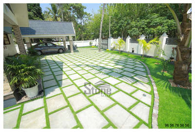 Outdoor Designs by Gardening & Landscaping STONE  MALL, Pathanamthitta | Kolo