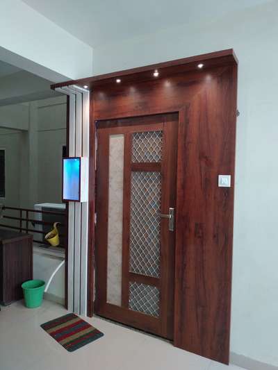 Door, Lighting, Storage, Wall Designs by Carpenter Manojkumar Katiyare, Bhopal | Kolo