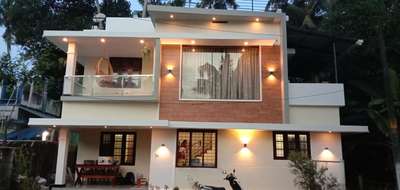 Exterior, Lighting Designs by Architect evergreen builders interiors, Thrissur | Kolo
