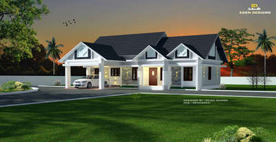 Exterior Designs by 3D & CAD EDEN DESIGNS, Kottayam | Kolo