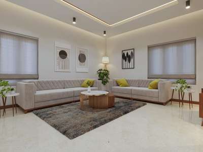 Ceiling, Furniture, Lighting, Living, Table Designs by Civil Engineer AMARJITH LAL S N, Thiruvananthapuram | Kolo