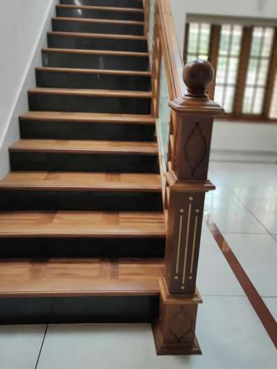 Staircase Designs by Carpenter rajeev  assari, Thiruvananthapuram | Kolo