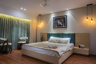 Furniture, Lighting, Bedroom, Storage Designs by Contractor Sahil Mittal, Jaipur | Kolo