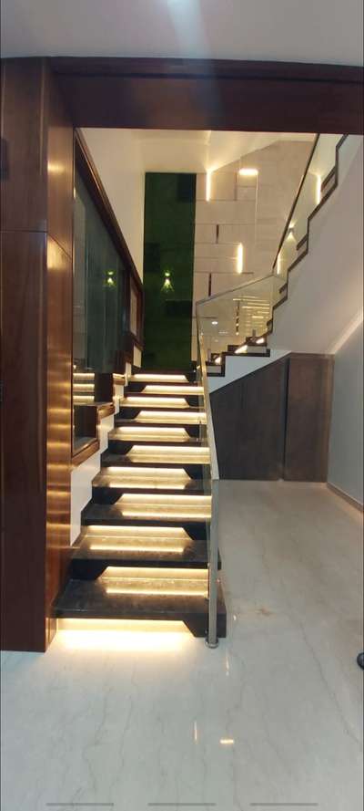 Staircase, Lighting Designs by Interior Designer Er Wasim Khilji, Jodhpur | Kolo