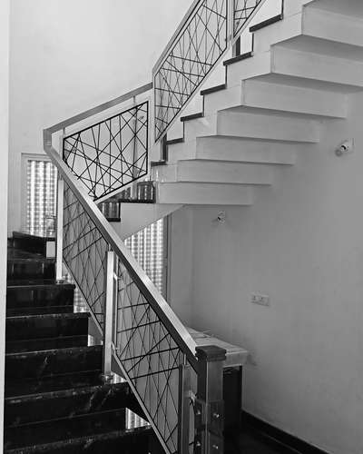 Staircase Designs by Contractor PERFECT STEEL FABRICATION Erattupetta, Kottayam | Kolo